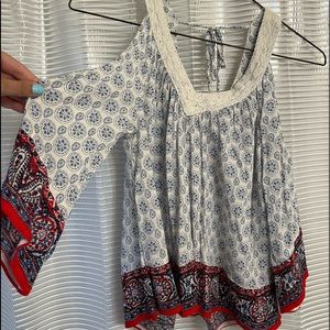 Off the shoulder shirt from Hollister